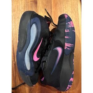 Nike Basketball Kids 5 Black Pink Air Zoom Isofly Sneakers DH0625-001 Athletic